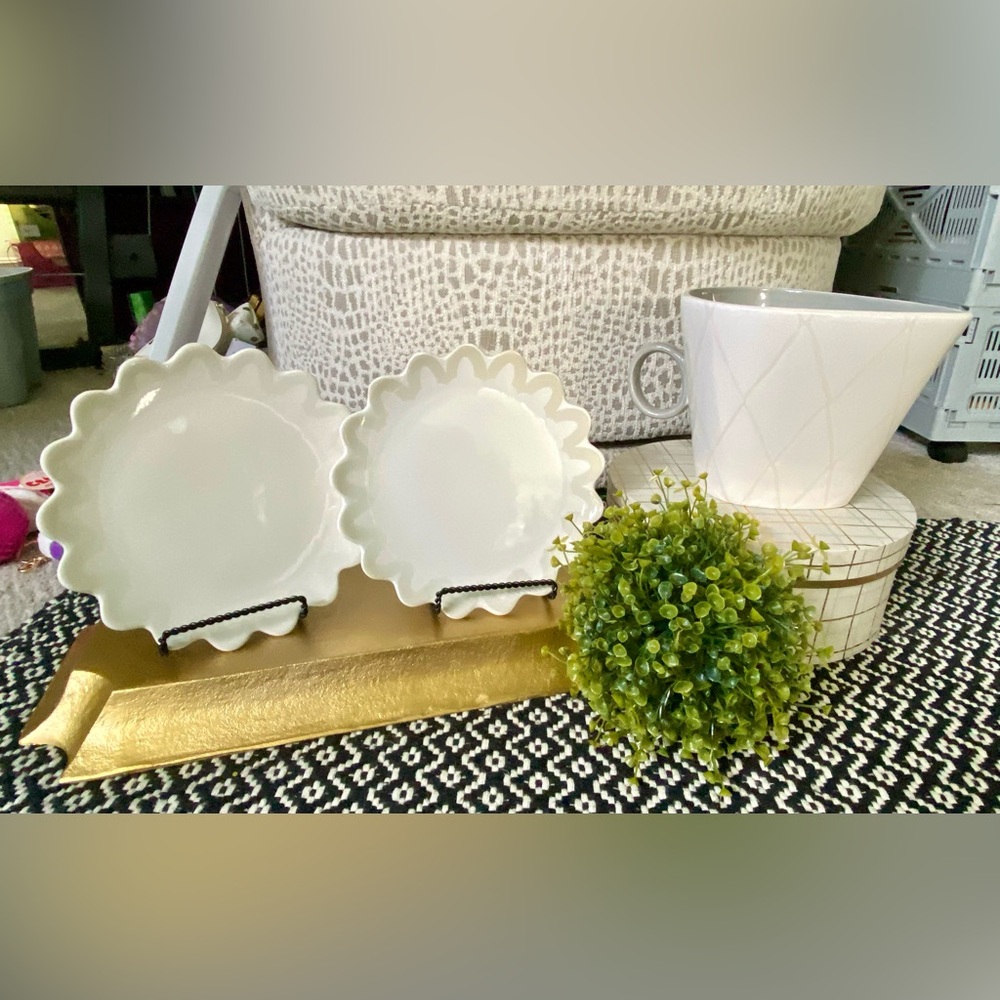 Coton Colors White and Gray 3 piece Set